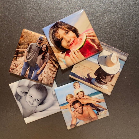 5 Pack Custom Photo Magnets